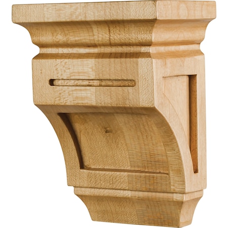 Hardware Resources 3" Wx2"Dx4"H Hard Maple Mission Corbel CORO-6-HMP